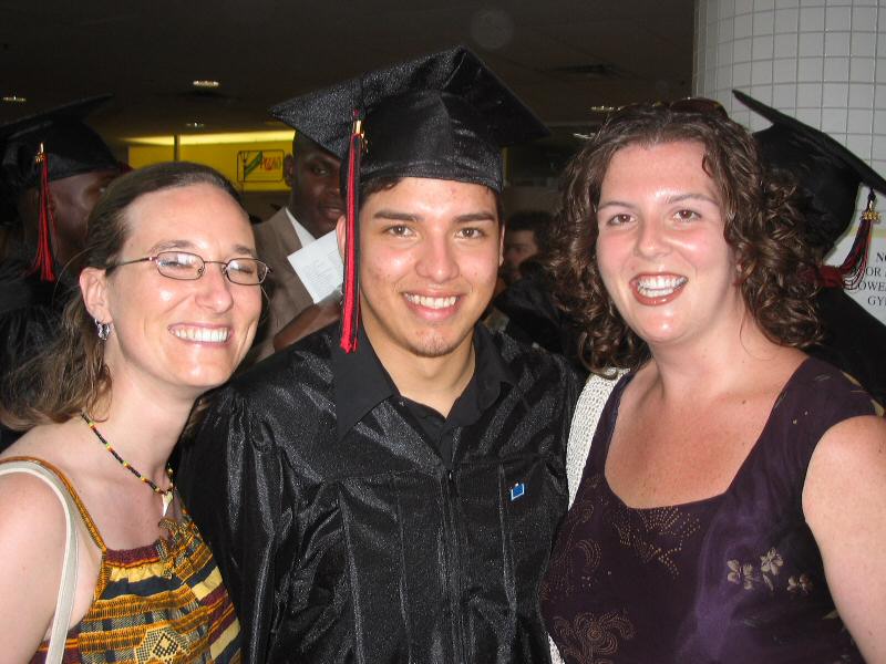 Ms. Ervin and Ms. Garceau with Jonathan
