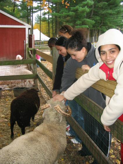 Ilham smiles for the camera
