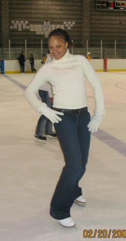 Jenny strikes a pose