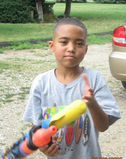 Brennan poses for the camera