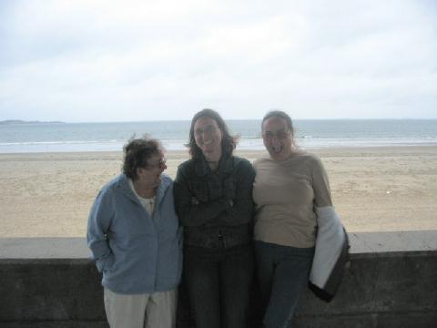 Me, Grandma & Mom at the Beach