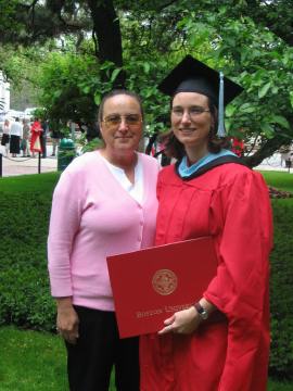 Me and Mom after graduation