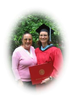 Mom & I after graduation