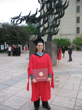 Me in the BU plaza