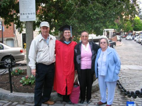 The family after dinner in the North End