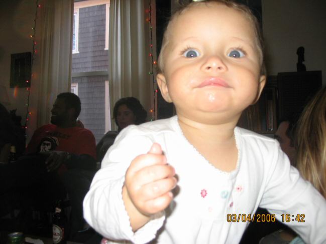 Andreia's funny face