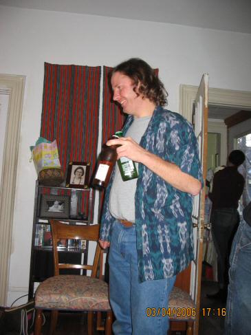 Jeff's double-fisting it!