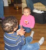 Al&eacute;x and Andreia play