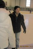 Mayra gets on the ice